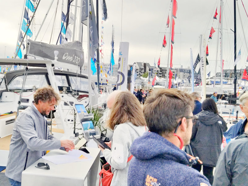 Thierry Metivier chez Alubat au Grand Pavois 2021